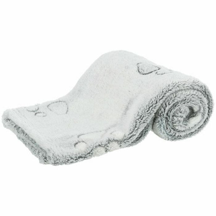 Manta para Mascotas Trixie Nando Gris claro Poliéster 75 × 50 cm 3 Manta para Mascotas Trixie Nando Gris claro Poliéster 75 × 50 cm 3