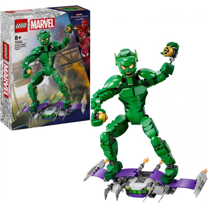 LEGO 76284 Marvel Minifigura Duende Verde de superhéroe de juguete para construir para niños 12 LEGO 76284 Marvel Minifigura Duende Verde de superhéroe de juguete para construir para niños 12