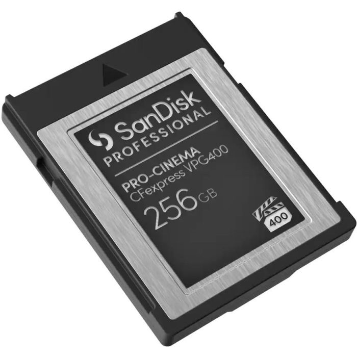 CARD SANDISK Professional PRO-CINEMA 256GB CFexpress VPG400 Type B Card upto 1700MB/s Read 1400MB/s Write 2