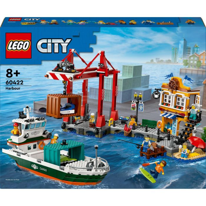 LEGO 60422 City El Puerto y el Barco Mercante, juguete de construcción para 8+ años 0 LEGO 60422 City El Puerto y el Barco Mercante, juguete de construcción para 8+ años 0