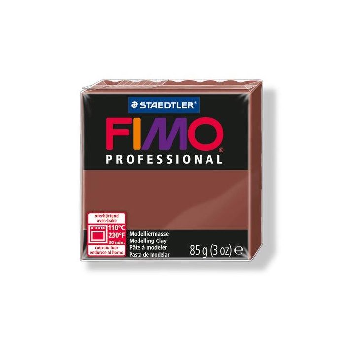 Pasta Modelar Fimo Professional Chocolate 85 Gr. 4 unidades