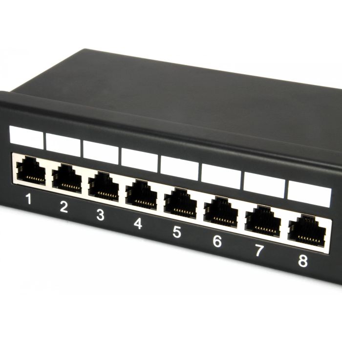 EQUIP Patch Panel 327425 24 Puertos RJ45 Cat5e FTP 1U Negro Montaje en Bastidor 2 EQUIP Patch Panel 327425 24 Puertos RJ45 Cat5e FTP 1U Negro Montaje en Bastidor 2