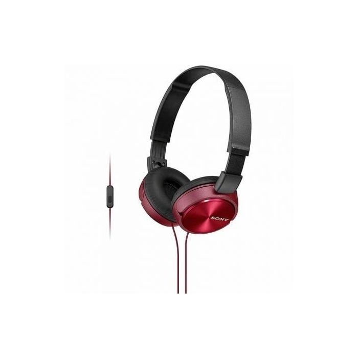Sony MDRZX310APR Auriculares Diadema Plegables Acolchados con Micrófono Jack 3.5mm Diafragma 30mm Rojos Sony MDRZX310APR Auriculares Diadema Plegables Acolchados con Micrófono Jack 3.5mm Diafragma 30mm Rojos