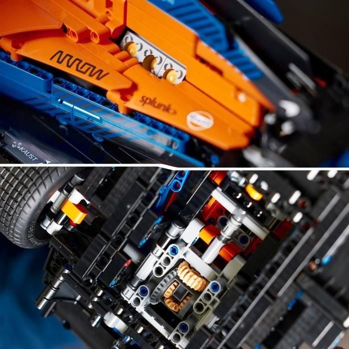 LEGO 42141 Technic The McLaren Formula 1 2022 Race Car, modelo a escala F1, kit de construcción, kit de modelo para adultos 3 LEGO 42141 Technic The McLaren Formula 1 2022 Race Car, modelo a escala F1, kit de construcción, kit de modelo para adultos 3