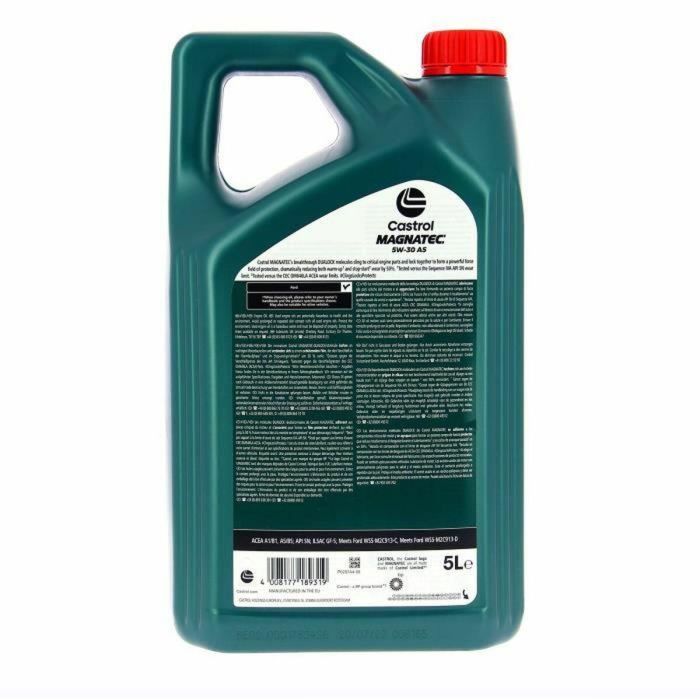 Aceite de motor Castrol Magnatec Gasolina Diesel 5W30 5 L 2 Aceite de motor Castrol Magnatec Gasolina Diesel 5W30 5 L 2