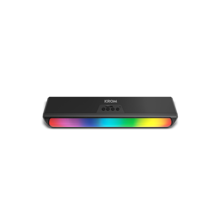 Krom Barra de Sonido K-Pop NXKROMKPOP Bluetooth RGB 3W RMS Krom Barra de Sonido K-Pop NXKROMKPOP Bluetooth RGB 3W RMS