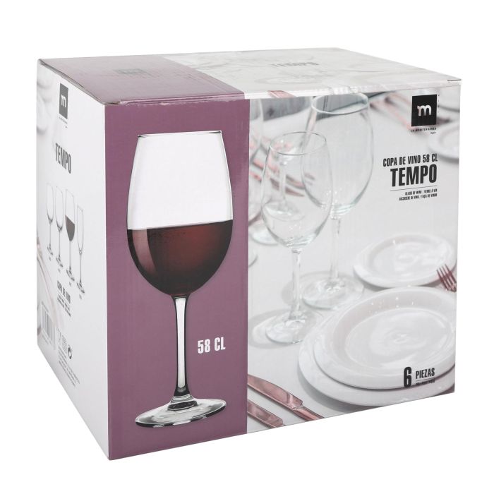 Copa de Vino Tempo 58 cl - Inde (24 Unidades) 2 Copa de Vino Tempo 58 cl - Inde (24 Unidades) 2