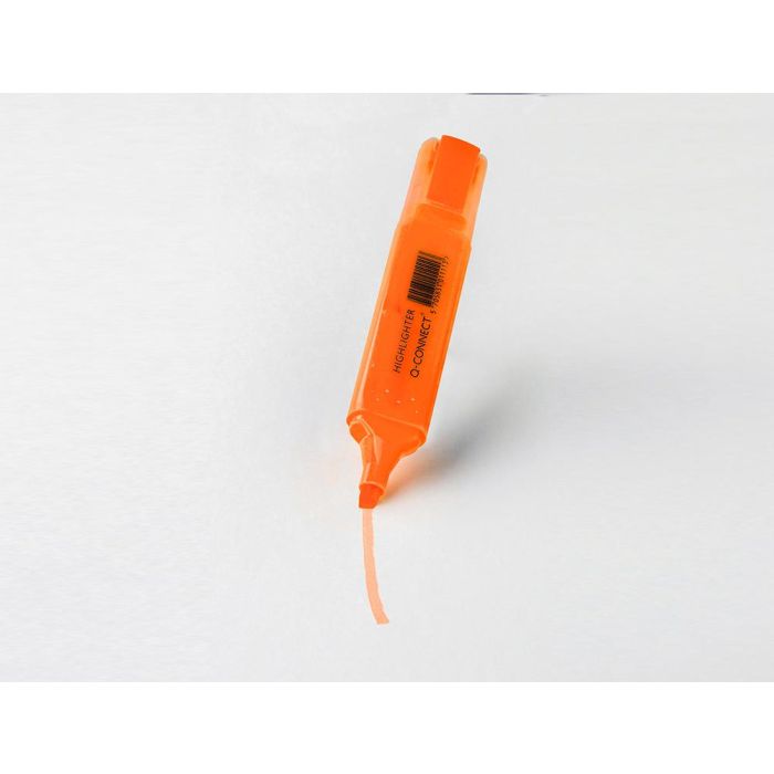 Rotulador Q-Connect Fluorescente Naranja Punta Biselada 10 unidades 6