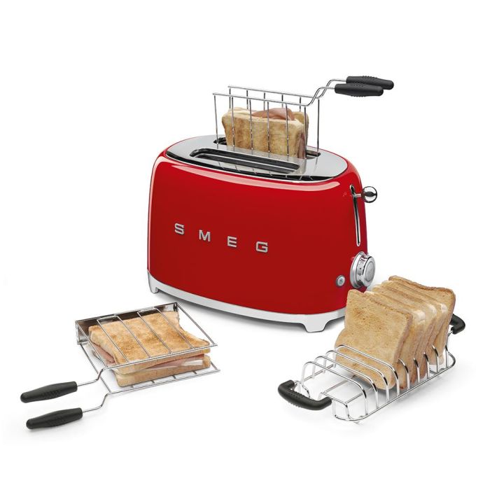 Smeg Tostadora TSF01RDEU 50's Style Roja para 2 rebanadas 3