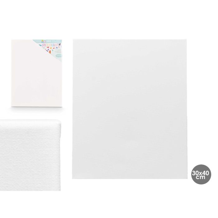 Pincello Lienzo Blanco 30x40 cm con Marco de Madera (24 Unidades) Pincello Lienzo Blanco 30x40 cm con Marco de Madera (24 Unidades)