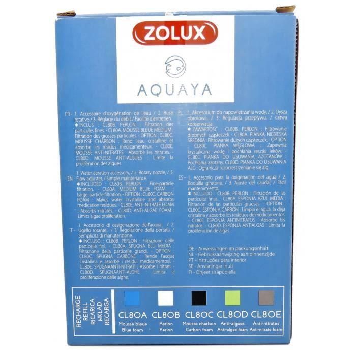 Filtro interno - ZOLUX - Classic 80 - 5 W - Acuario de 40 a 80 L - Caudal ajustable 3 Filtro interno - ZOLUX - Classic 80 - 5 W - Acuario de 40 a 80 L - Caudal ajustable 3