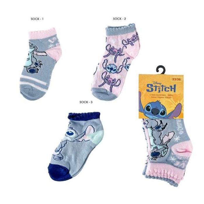 Calcetines Stitch Multicolor 3 pares 0 Calcetines Stitch Multicolor 3 pares 0