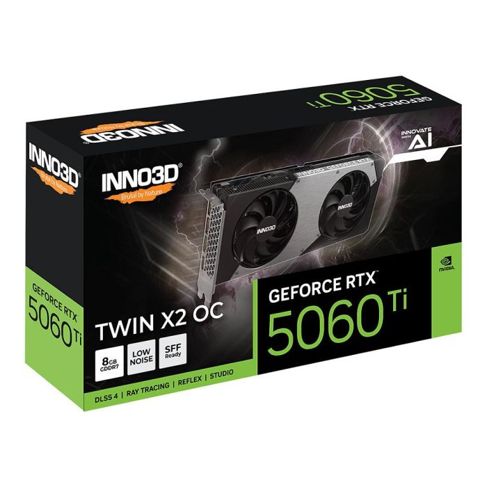 Inno3D RTX 5060 Ti 8GB GDDR7 Tarjeta Gráfica Inno3D RTX 5060 Ti 8GB GDDR7 Tarjeta Gráfica