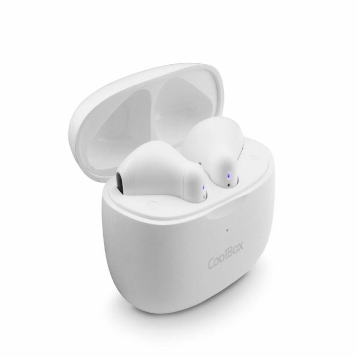 Auriculares in Ear Bluetooth CoolBox COO-AUB-TWS01 Blanco Auriculares in Ear Bluetooth CoolBox COO-AUB-TWS01 Blanco