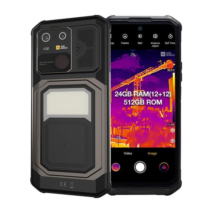 AGM G3 PRO Smartphone 5G con Cámara Térmica, 12GB RAM + 512GB, Batería 10000mAh, Pantalla 120Hz, Android 15, Negro, Resistente IP68 IP69K 0 AGM G3 PRO Smartphone 5G con Cámara Térmica, 12GB RAM + 512GB, Batería 10000mAh, Pantalla 120Hz, Android 15, Negro, Resistente IP68 IP69K 0
