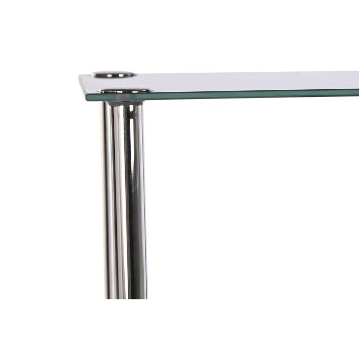 DKD Home Decor Estantería Moderna Plateada de Acero y Cristal, 30 cm Fondo x 40 cm Ancho x 105 cm Alto 1 DKD Home Decor Estantería Moderna Plateada de Acero y Cristal, 30 cm Fondo x 40 cm Ancho x 105 cm Alto 1