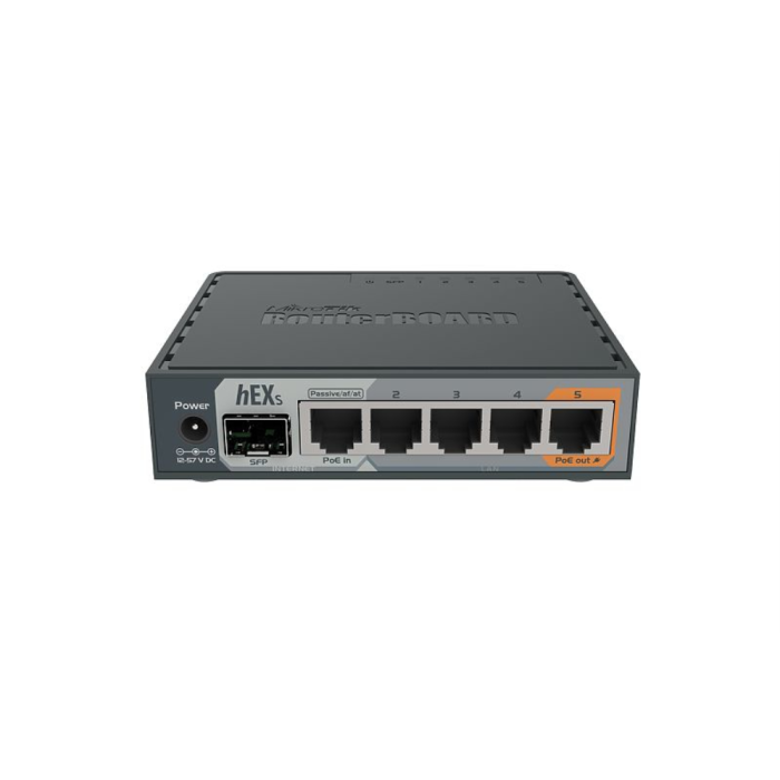Mikrotik hEX S Router Gigabit Ethernet Cableado, 10/100/1000 Mbps, 256 MB RAM, Negro Mikrotik hEX S Router Gigabit Ethernet Cableado, 10/100/1000 Mbps, 256 MB RAM, Negro
