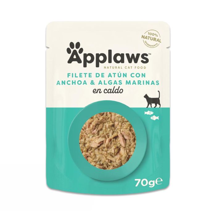 Applaws Cat Sobre Atun Con Anchoa Entera 12x70 gr