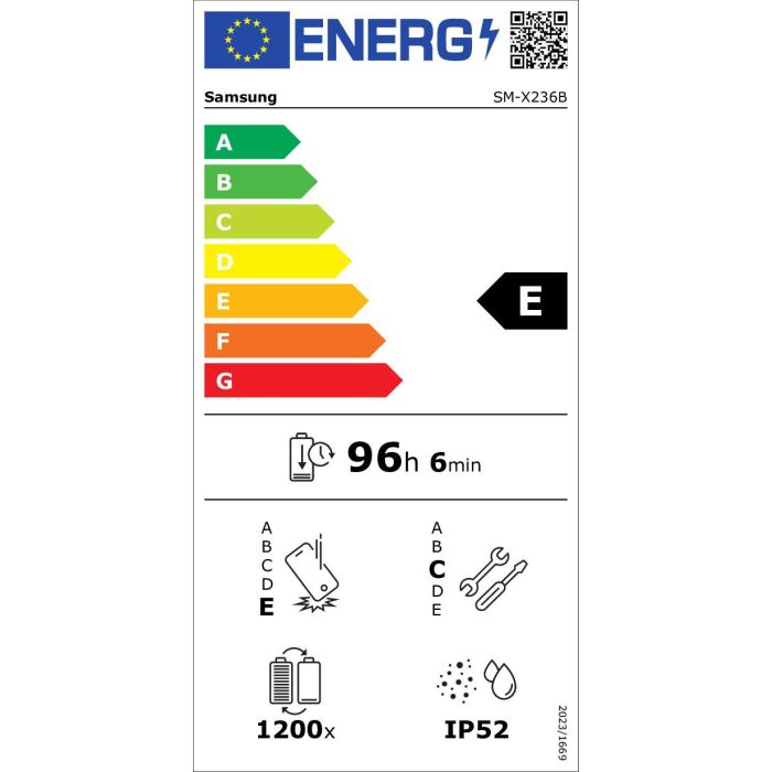 Samsung Galaxy Tab A11+ 5G Tablet 6GB RAM 128GB Almacenamiento LTE Plata 7