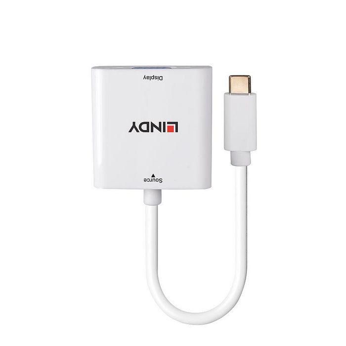 Adaptador USB C a VGA LINDY 43355 1 Adaptador USB C a VGA LINDY 43355 1