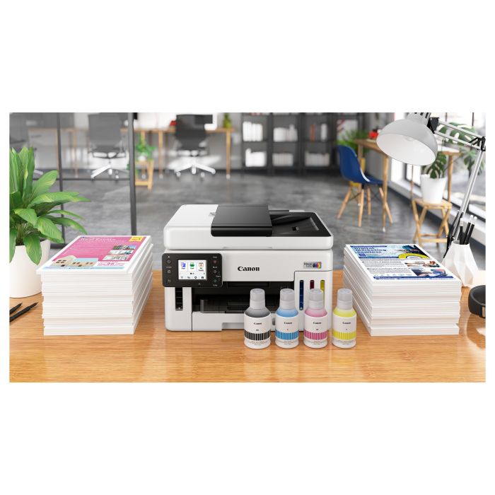 Canon MAXIFY GX6150 - Impresora Multifunción A4 Color con Sistema MegaTank, WiFi, Duplex, ADF - Alta Productividad para Oficina
