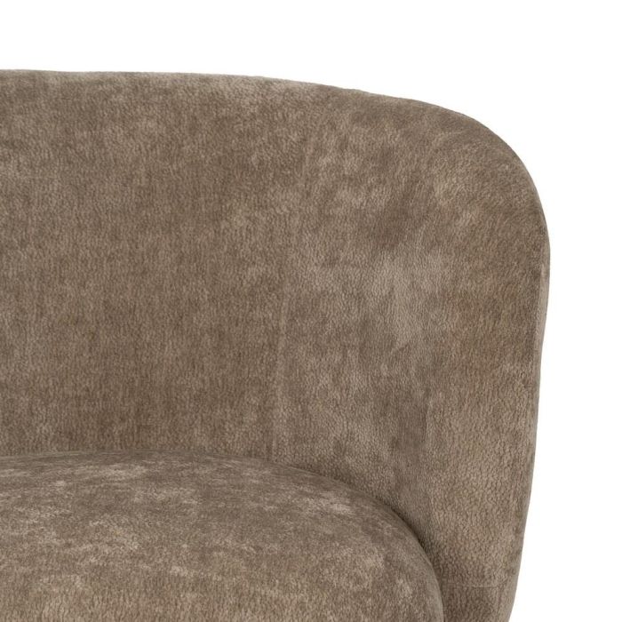 Sillón Taupe Madera de Abedul Salón 85 X 79 X 66 cm