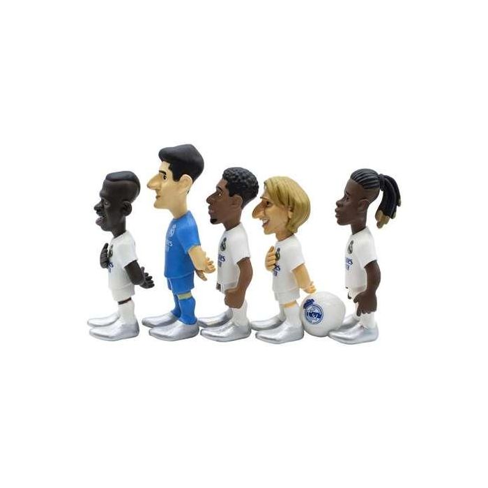 Pack minix con 5 figuras real madrid c.f 7 cm - modelos surtidos 3