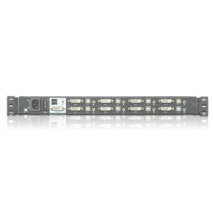 Aten Single Rail 8-Port DVI FHD LCD KVM Switch 1 Aten Single Rail 8-Port DVI FHD LCD KVM Switch 1