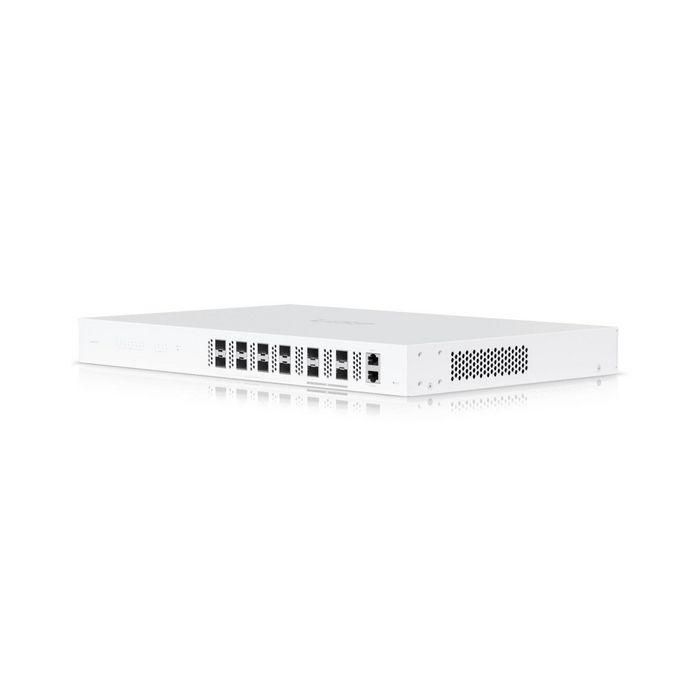 Ubiquiti 8 port, 10 Gbps uplink/downlink, 2,000 subscribers, 512 MB DDR3, 64 MB NOR + 512 MB NAND, SGCC steel, white Ubiquiti 8 port, 10 Gbps uplink/downlink, 2,000 subscribers, 512 MB DDR3, 64 MB NOR + 512 MB NAND, SGCC steel, white