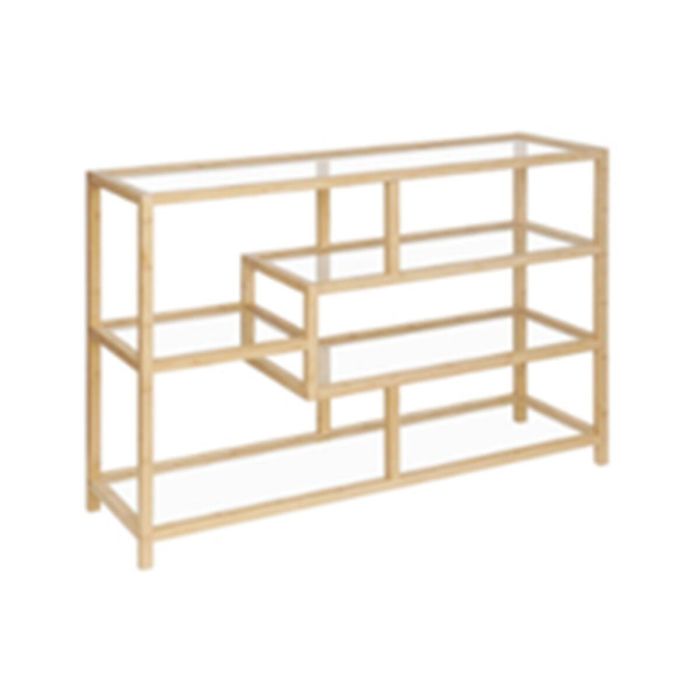 Estantería Versa Bambú Cristal 34 X 79 X 114 CM