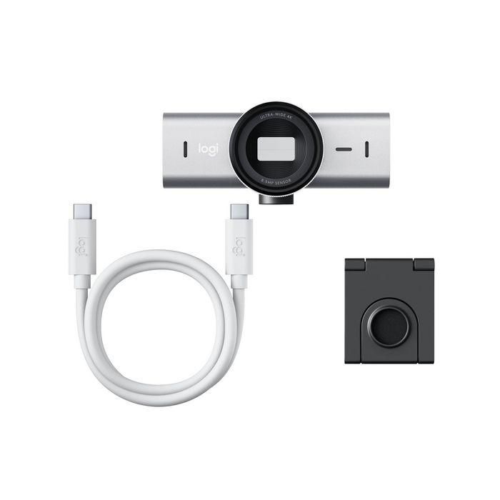 Logitech MX Brio 960-001554 Webcam 4K Ultra HD con Tapa de Privacidad y Micrófono Integrado para Videollamadas 2