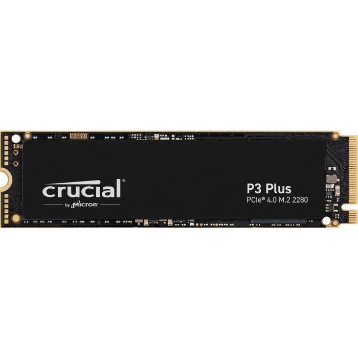 Crucial P3 Plus SSD M.2 1TB NVMe PCIe 4.0 x4, hasta 5000 MB/s lectura, 3600 MB/s escritura para PC/portátil