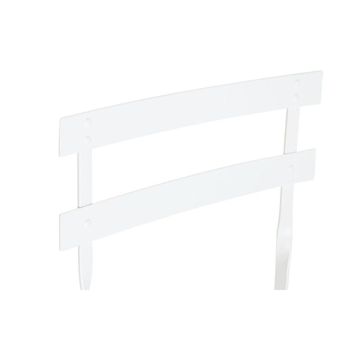 DKD Home Decor Mesa Terraza y Jardín de Metal Blanco 60 x 71 x 60 cm - Set de 3 unidades 6 DKD Home Decor Mesa Terraza y Jardín de Metal Blanco 60 x 71 x 60 cm - Set de 3 unidades 6