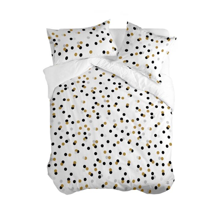 Funda Nórdica HappyFriday Blanc Golden dots Multicolor 220 x 220 cm