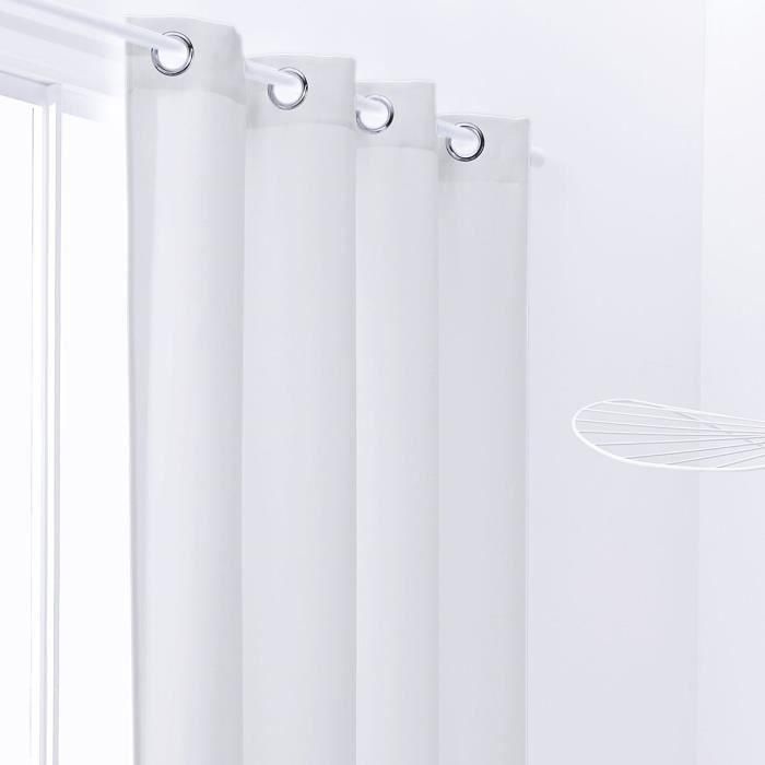 Cortina opaca lisa TODAY Essential - 140 x 240 cm - Tiza 1 Cortina opaca lisa TODAY Essential - 140 x 240 cm - Tiza 1