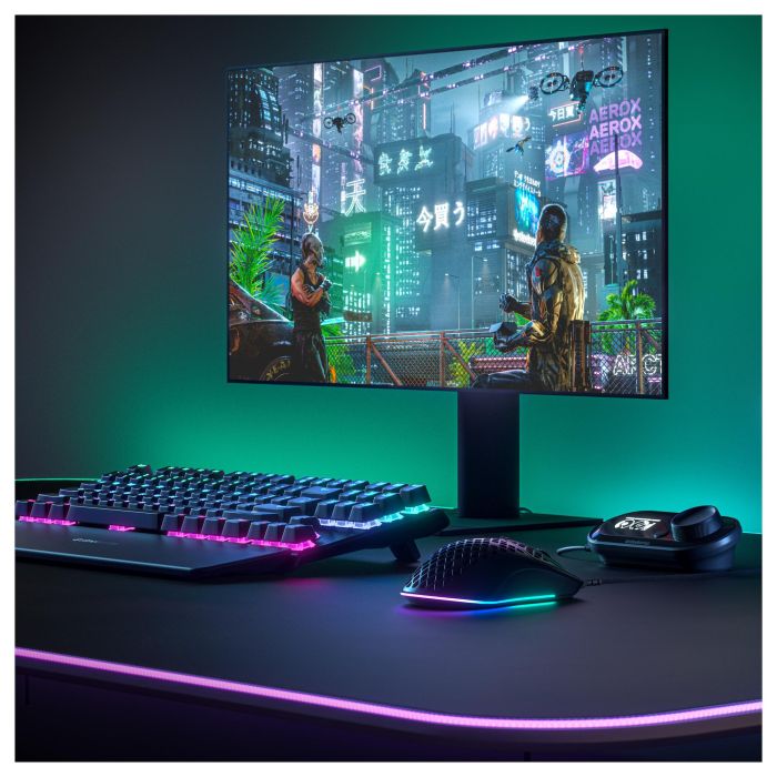 SteelSeries Aerox 3 Ratón Mano Derecha USB Tipo C Óptico 8500 DPI Negro 62611 12