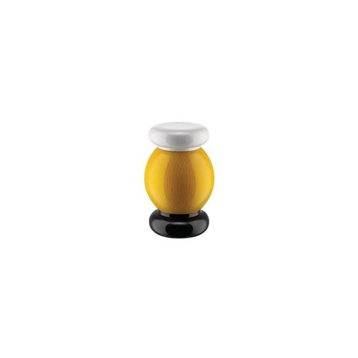 Ettore Sottsass Salero-Molinillo Amarillo/Negro/Blanco 100 Vc ALESSI ES18 1