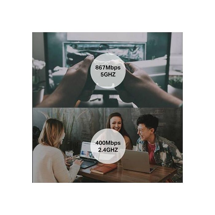 TP-Link ARCHER T3U Adaptador Red Wifi AC1300 USB 3.0 MU-MIMO Inalambrico 867Mbps Dual Band 1