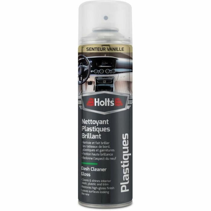 Holts HOL5010218008199 Limpiador de plástico con acabado brillante y aroma a vainilla 500 ml