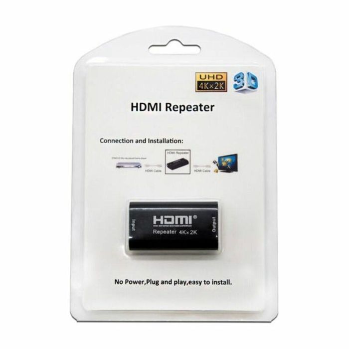 Repetidor HDMI NANOCABLE 10.15.1201 Negro 1 Repetidor HDMI NANOCABLE 10.15.1201 Negro 1