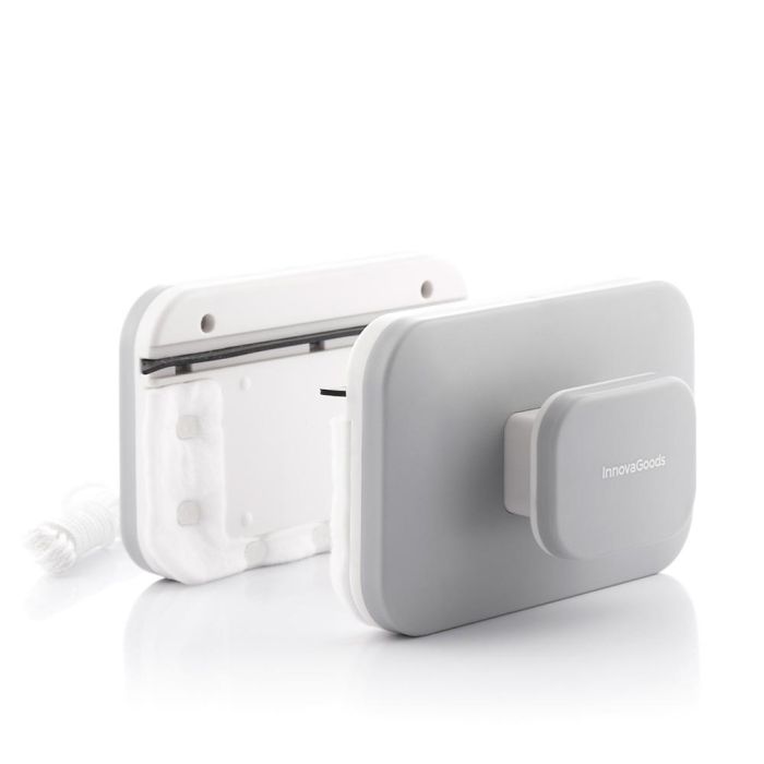 Innovagoods Limpiacristales magnético para doble acristalamiento de 20 mm, incluye imanes, 4 esponjas y 2 gomas de repuesto 1