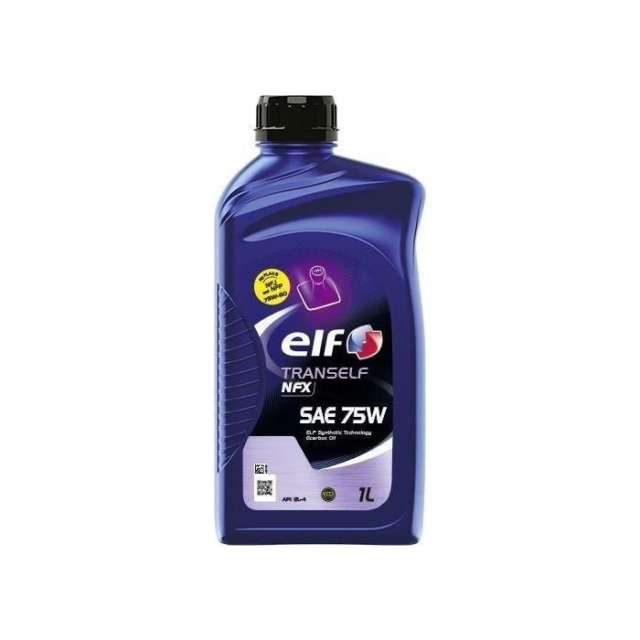 Aceite de transmisión - ELF - Transself NFX SAE 75W - 1L 0 Aceite de transmisión - ELF - Transself NFX SAE 75W - 1L 0
