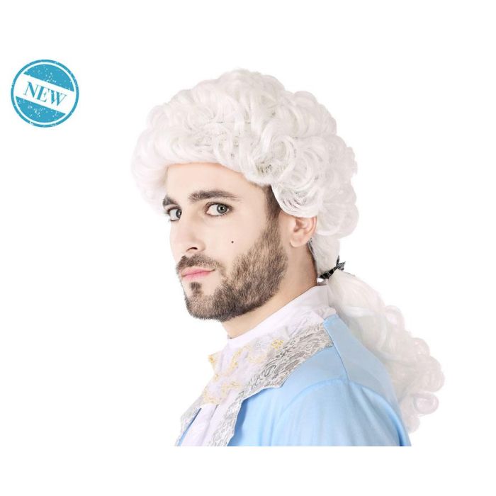 Peluca Castaña con Tirabuzones Largos 130gr. Ideal para Disfraces Barrocos, Victorianos o Románticos