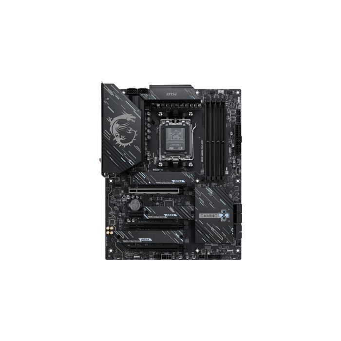 MSI X870E GAMING PLUS WiFi Placa Base AMD X870E Socket AM5 ATX, Compatible con Ryzen 7000/8000/9000, DDR5, Wi-Fi 7 - 007E70-001R MSI X870E GAMING PLUS WiFi Placa Base AMD X870E Socket AM5 ATX, Compatible con Ryzen 7000/8000/9000, DDR5, Wi-Fi 7 - 007E70-001R