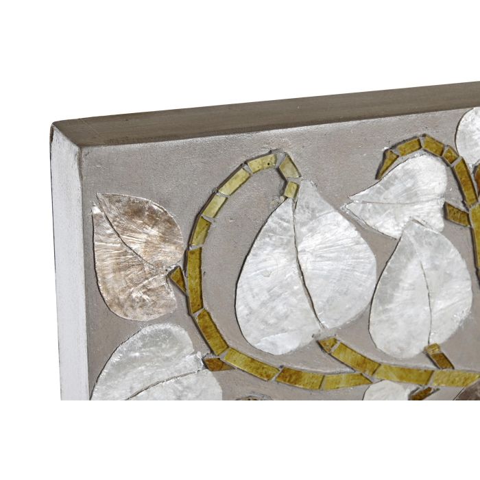 DKD Home Decor Decoración de Pared Beige Dorado 4 x 70 x 100 cm Nacar Resina 3