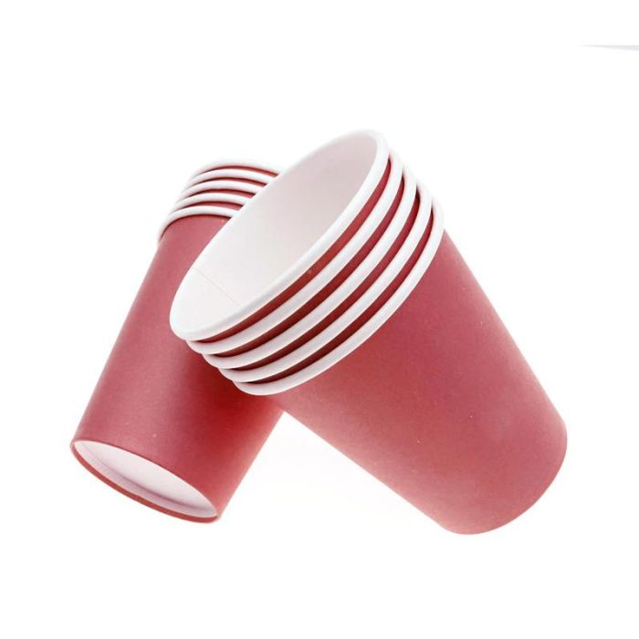 Set de 24 vasos de cartón Burdeos 200 cc - Algon (36 Cajas) 2 Set de 24 vasos de cartón Burdeos 200 cc - Algon (36 Cajas) 2