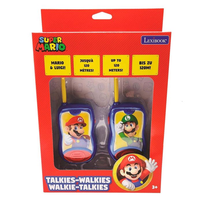 Lexibook Tw12Ni Walkie Talkies Super Mario 120 Metros Alcance con Pinza para Cinturón y Niños +3 Años 2 Lexibook Tw12Ni Walkie Talkies Super Mario 120 Metros Alcance con Pinza para Cinturón y Niños +3 Años 2