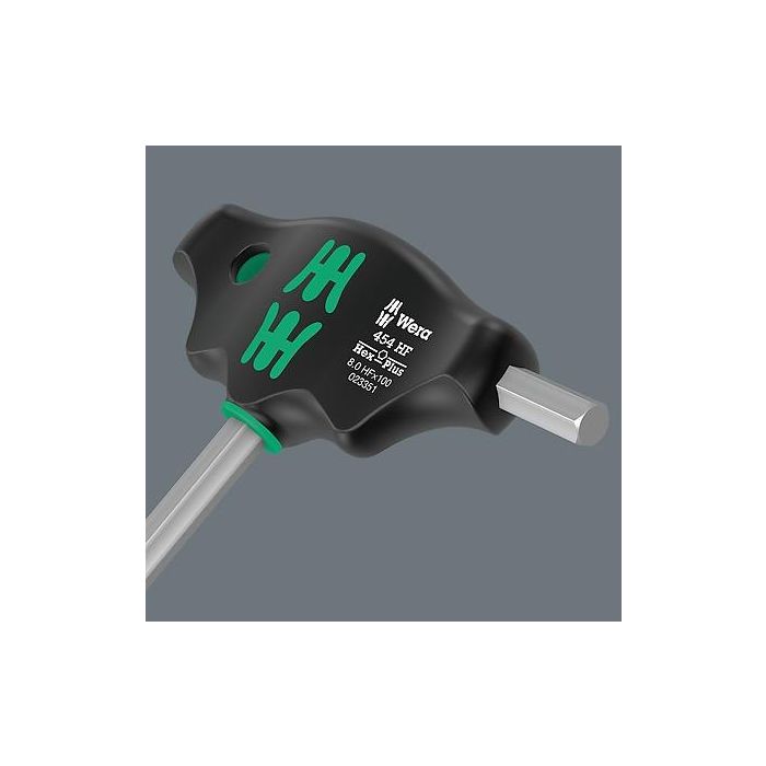 Wera 454/5 HF SHK Set 1 Juego de Destornilladores con Mango en T Hex-Plus 5 Piezas 4