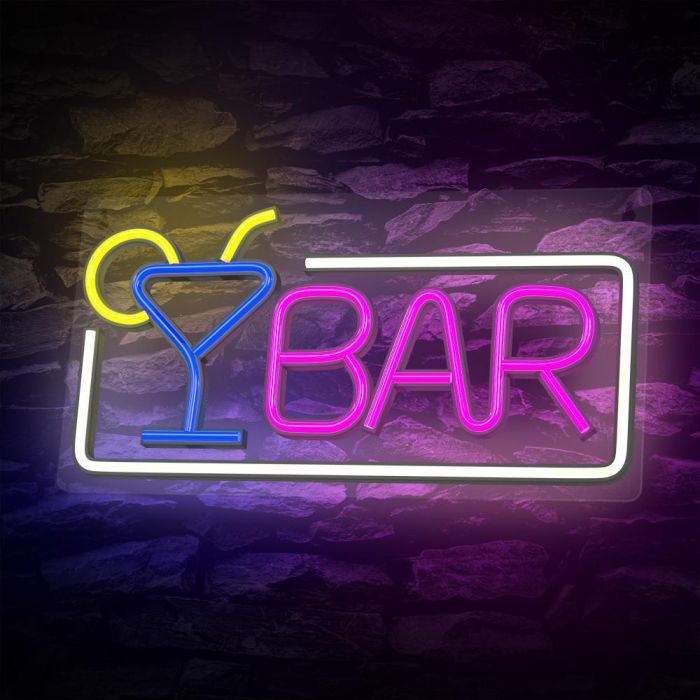 Lampara Forever Neon Plexi Led Bar 7 Lampara Forever Neon Plexi Led Bar 7
