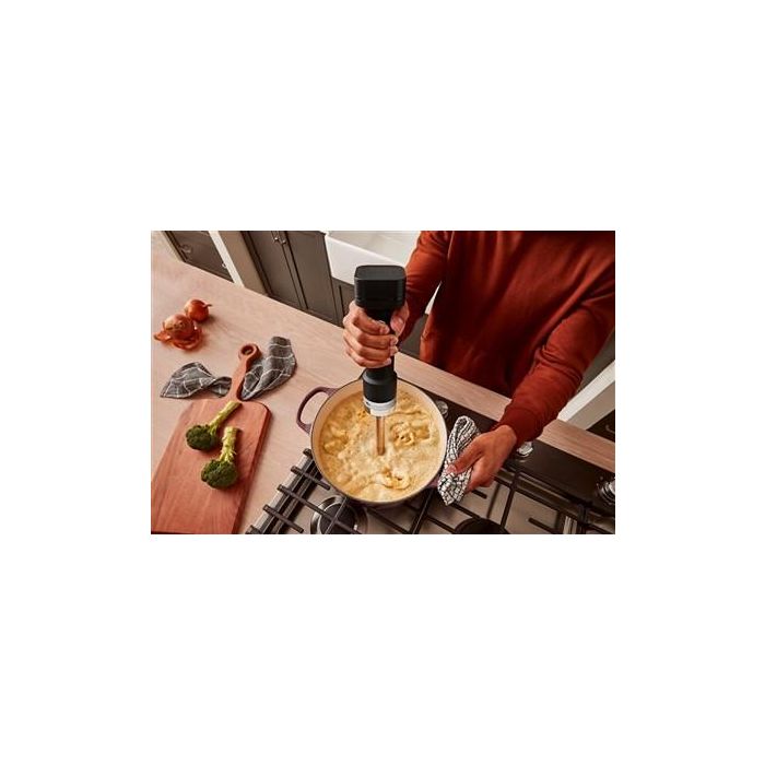 Kitchenaid 5KHBRV75BM Batidora de Mano Inalámbrica con Accesorios y Batería Go Negro Mate 10 Kitchenaid 5KHBRV75BM Batidora de Mano Inalámbrica con Accesorios y Batería Go Negro Mate 10